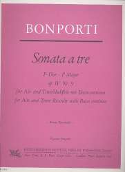 Sonata a tre F-Dur op.4,9 : für - Francesco Antonio Bonporti