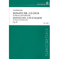 Sonate D-Dur Nr.2 op.89 : für - Carl Reinecke