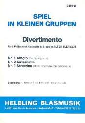 Divertimento : für 2 Flöten und - Walter Klefisch