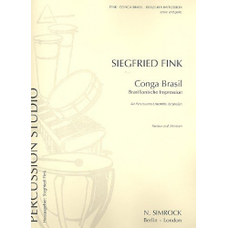 Conga Brasil  für Percussion-Ensemble (8 Spieler) - Siegfried Fink