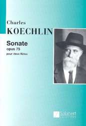 Sonate op.75 : pour 2 flûtes - Charles Louis Eugene Koechlin