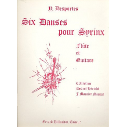6 danses pour Syrinx : pour flûte - Yvonne Desportes