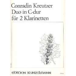 Duo C-Dur : für 2 Klarinetten -Conradin (Konradin) Kreutzer