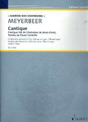 Cantique : für Bass, gem Chor und Orgel - Giacomo Meyerbeer