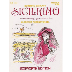 Siciliano : für - Domenico Scarlatti