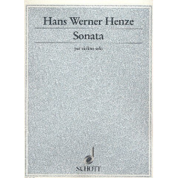 Sonata : für Violine solo - Hans Werner Henze