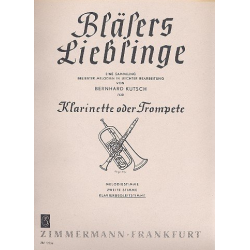 Bläsers Lieblinge - Klavierbegleitung - Diverse / Arr. Bernhard Kutsch
