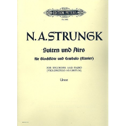 Suiten und Airs : für Altblockflöte - Nicolaus Adam Strungk