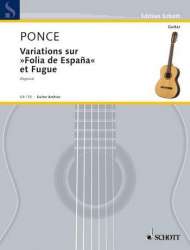Variations sur folia d'espagna et - Manuel Ponce