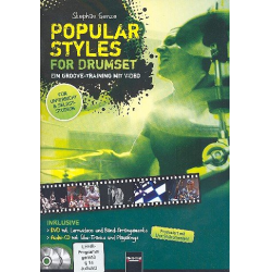 Popular Styles (+DVD +CD) : for drum set - Stephan Genze