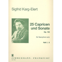 25 Capricen und Sonate op.153 - Sigfrid Karg-Elert