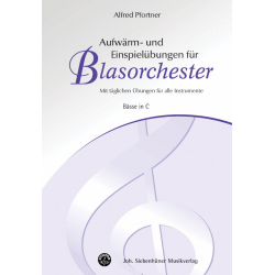 Aufwärm- und Einspielübungen für Blasorchester - C Bässe - Alfred Pfortner