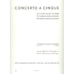 Concerto a 5 : für Trompete, -Johann Wilhelm Hertel