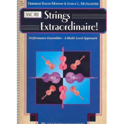 More Strings Extraordinaire - Direktion / Full Score -Deborah Baker Monday / Arr.Clark McAlister