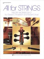 Alles für Streicher Band 2 / All For Strings vol.2 - Theorie Arbeitsheft / Theory Workbook (english) FS + Manual - Gerald Anderson