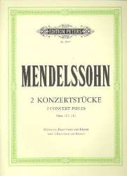 2 Konzertstücke op.113/114 für 2 Klarinetten u.Klavier - Felix Mendelssohn-Bartholdy