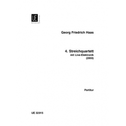 Streichquartett Nr.4 : für Streichquartett - Georg Friedrich Haas