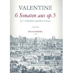 6 Sonaten aus op.5 : für - Roberto Valentino