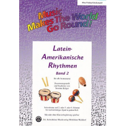 Lateinamerikanische Rhythmen Bd. 2 - Stimme 1+2 in C - Oboe / Violine / Glockenspiel - Diverse