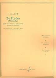 24 études : pour hautbois ou saxophone - Julius Heinrich Luft