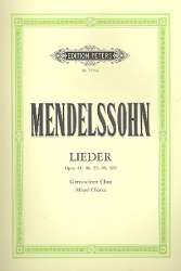 28 Lieder op.41, 48, 59, 88, 100 : - Felix Mendelssohn-Bartholdy