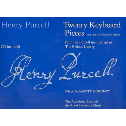 Twenty Keyboard Pieces Book & CD - Henry Purcell