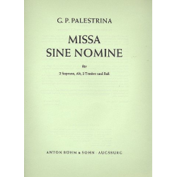 Missa sine nomine : für gem Chor - Giovanni da Palestrina