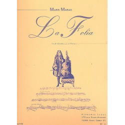 La folia : pour violoncelle et piano - Marin Marais