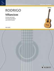 Villancicos : für Singstimme und Gitarre - Joaquin Rodrigo