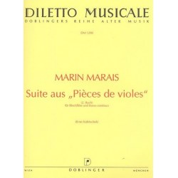Suite aus "Pieces de violes" Band 2 - Marin Marais