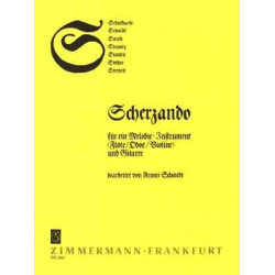 Scherzando : für ein Melodieinstrument - Armin Schmidt
