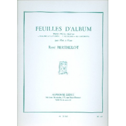 FEUILLETS D'ALBUM : 3 PIECES - René Berthelot