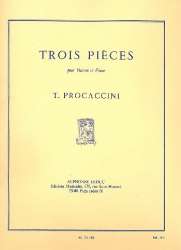 3 Pieces : pour basson et piano - Teresa Procaccini
