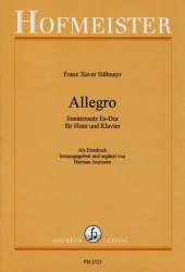 Allegro - Sonatensatz Es- Dur für Horn und Klavier - Franz Xayer Süßmayr