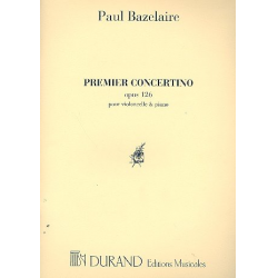 Concertino no.1 op.126 : pour violoncelle - Paul Bazelaire