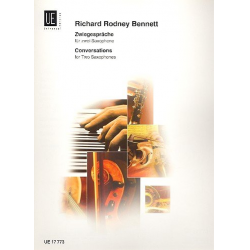 Zwiegespräche : für 2 Saxophone - Richard Rodney Bennett