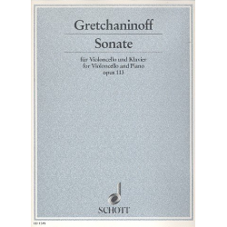 Sonate op.113 : für - Alexander Gretchaninoff