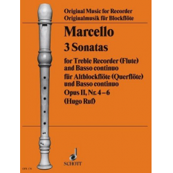 3 Sonaten op.2 (Nr.4-6) : für - Benedetto Marcello