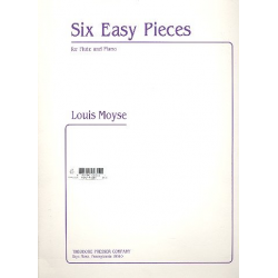 6 easy Pieces : for flute and piano - Louis Moyse