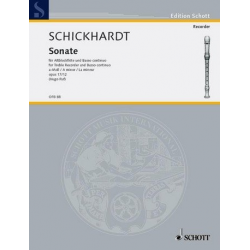 Sonate a-Moll op.17,12 : für - Johann Christian Schickhardt