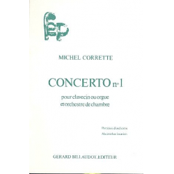 Concerto no.1 op.26 : pour clavecin ou orgue - Michel Corrette