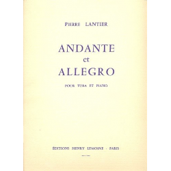 Andante et allegro : for tuba and piano - Pierre Lantier