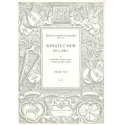 Sonate C-Dur op.1,1, : - Johann Ernst Galliard