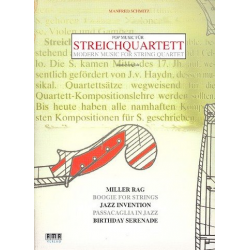 Pop Music : für Streichquartett - Manfred Schmitz