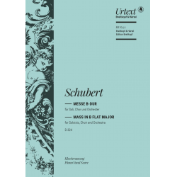 Messe B-Dur D324 op.post.141 : - Franz Schubert / Arr. Michael Obst