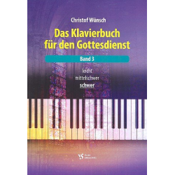 Das Klavierbuch für den Gottesdienst Band 3 (schwer) (+CD)