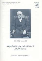 Magnificat & Nunc dimittis in G : - Henry T. Smart