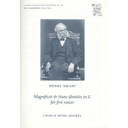 Magnificat & Nunc dimittis in G : -Henry T. Smart