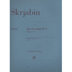 Sonate Nr.5 op.53 : für Klavier - Alexander Skrjabin / Scriabin