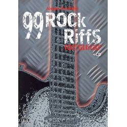 99 Rock Riffs (+CD) : für Gitarre/Tabulatur - Jürgen Kumlehn
